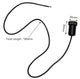 Car door projection lamp with cable