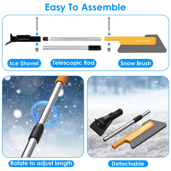Compact Emergency Car Snow Shovel — product photo