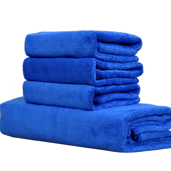 Large Microfiber Car Wash Towel — 10 Pack — product photo