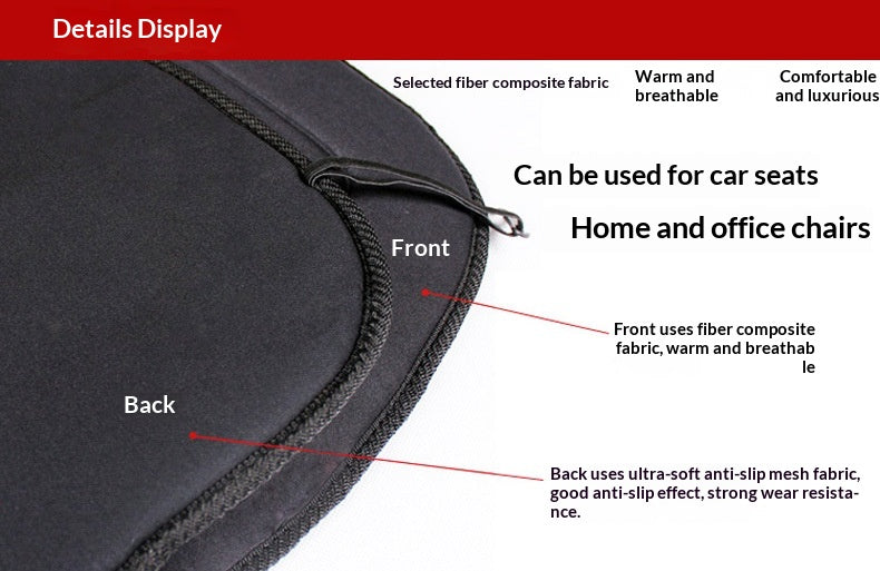 12V Universal Heated Car Seat Cushion — product photo