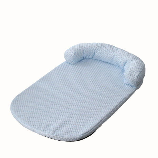Blue pet travel mat