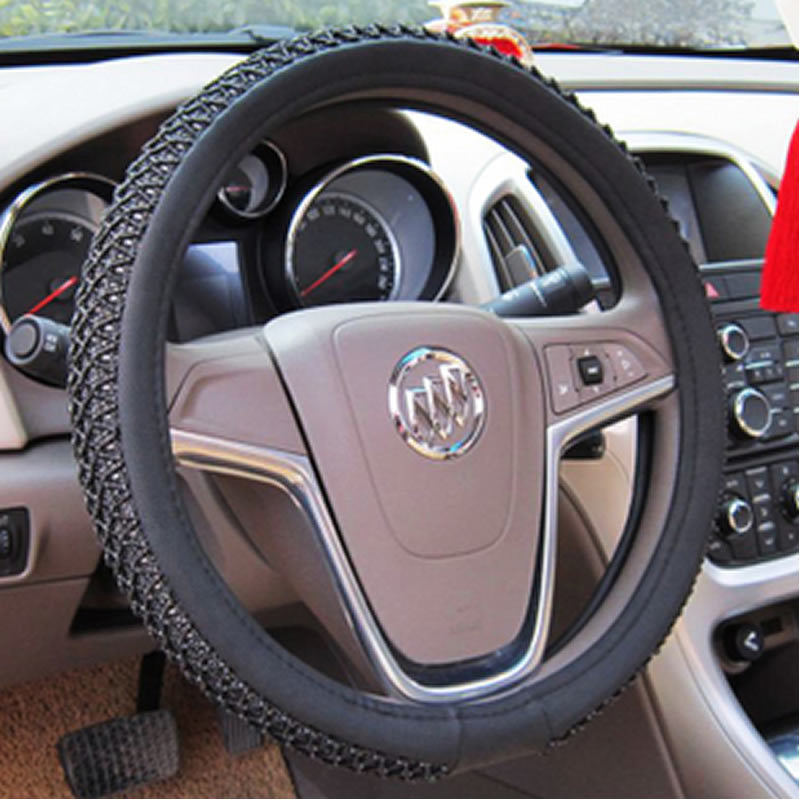 Summer Ice Silk Car Steering Wheel Cover
