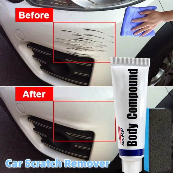 Scratch repair before and after