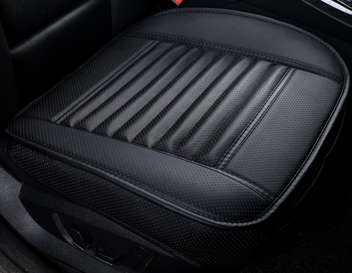 Black bamboo charcoal car seat cushion