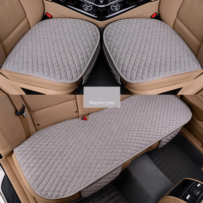 Three-piece car seat cushion set