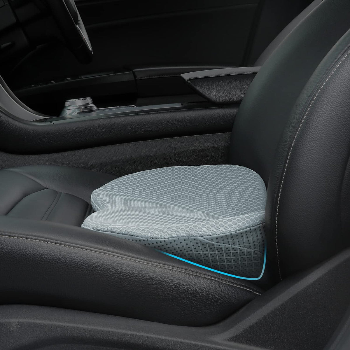 Multifunctional memory foam car seat cushion