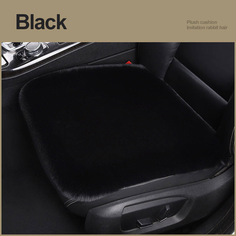 Winter plush car seat cushion