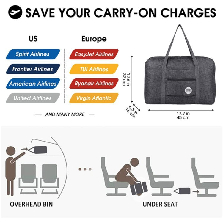 Foldable Nylon Road Trip Bag – CJ product photo