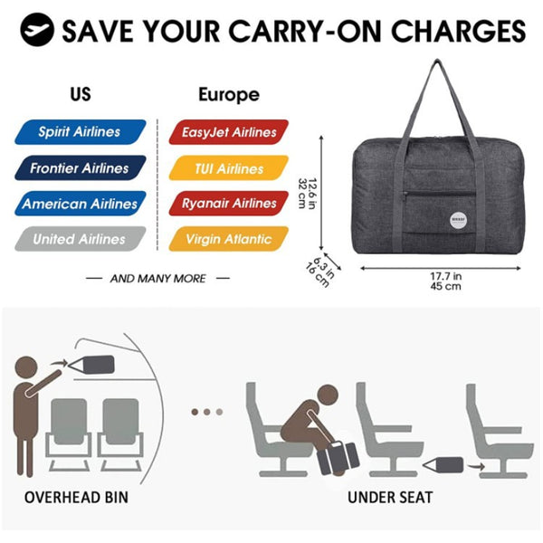 Foldable Nylon Road Trip Bag – CJ product photo